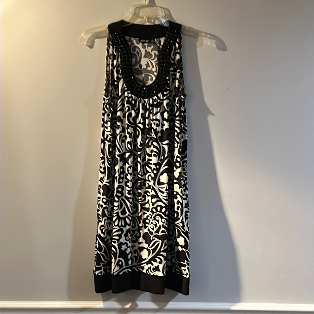 Apt. 9 Black and White Midi Dress